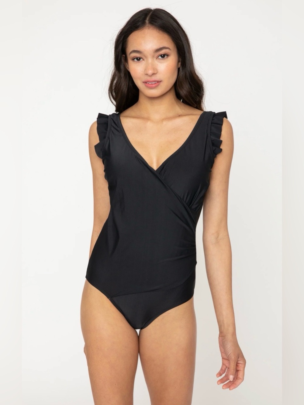 Marina West V-Neck One-Piece Swimsuit